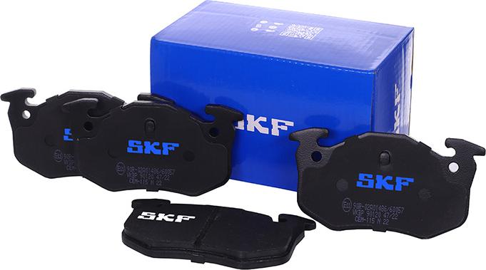 SKF VKBP 90120 - Set placute frana,frana disc aaoparts.ro