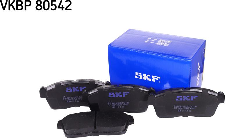 SKF VKBP 80542 - Set placute frana,frana disc aaoparts.ro