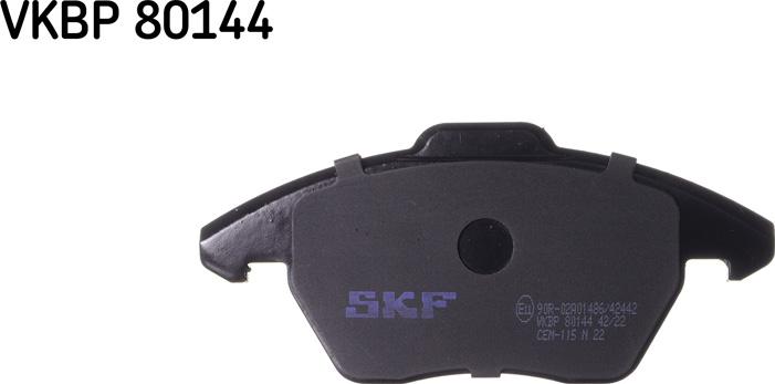 SKF VKBP 80144 - Set placute frana,frana disc aaoparts.ro