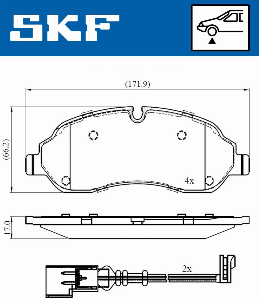 SKF VKBP 80377 E - Set placute frana,frana disc aaoparts.ro