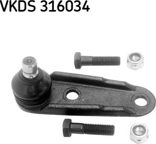 SKF VKDS 316034 - Articulatie sarcina / ghidare aaoparts.ro