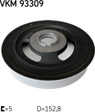 SKF VKM 93309 - Fulie curea, arbore cotit aaoparts.ro