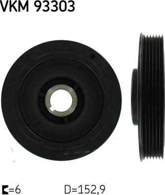 SKF VKM 93303 - Fulie curea, arbore cotit aaoparts.ro