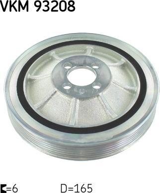 SKF VKM 93208 - Fulie curea, arbore cotit aaoparts.ro