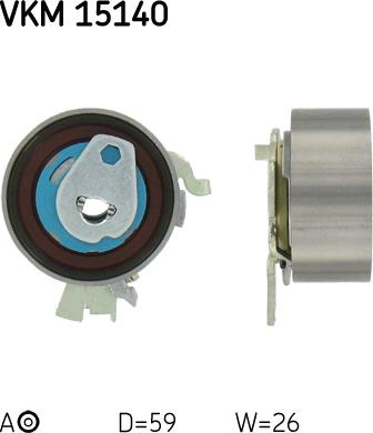 SKF VKM 15140 - Rola intinzator,curea distributie aaoparts.ro