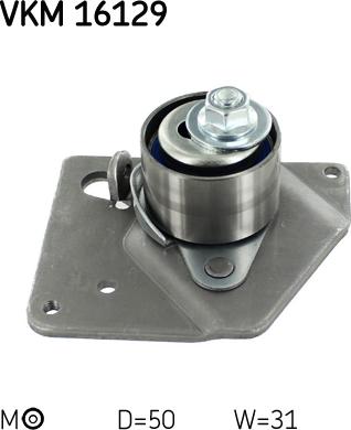 SKF VKM 16129 - Rola intinzator,curea distributie aaoparts.ro