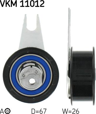 SKF VKM 11012 - Rola intinzator,curea distributie aaoparts.ro