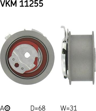 SKF VKM 11255 - Rola intinzator,curea distributie aaoparts.ro