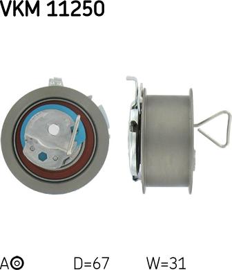 SKF VKM 11250 - Rola intinzator,curea distributie aaoparts.ro