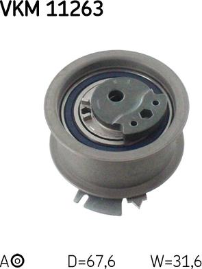 SKF VKM 11263 - Rola intinzator,curea distributie aaoparts.ro