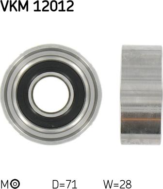 SKF VKM 12012 - Rola intinzator,curea distributie aaoparts.ro