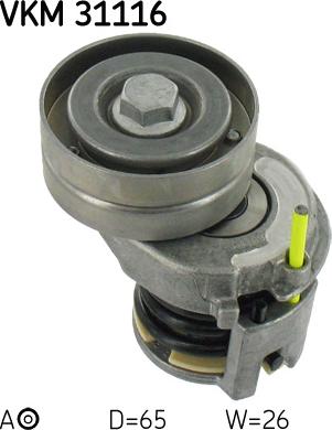 SKF VKMA 31137 - Set curea transmisie cu caneluri aaoparts.ro