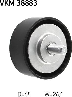 SKF VKM 38883 - Rola ghidare / conducere, curea transmisie aaoparts.ro