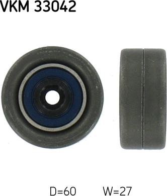SKF VKM 33042 - Rola ghidare / conducere, curea transmisie aaoparts.ro
