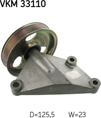 SKF VKM 33110 - Rola ghidare / conducere, curea transmisie aaoparts.ro