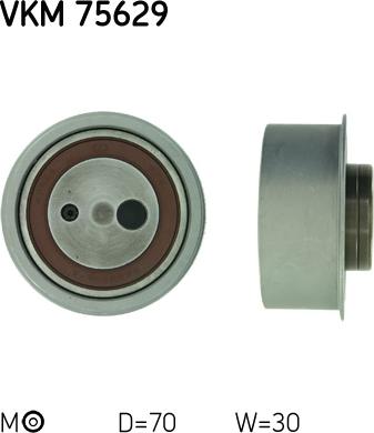 SKF VKM 75629 - Rola intinzator,curea distributie aaoparts.ro