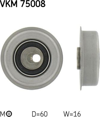SKF VKM 75008 - Rola intinzator,curea distributie aaoparts.ro