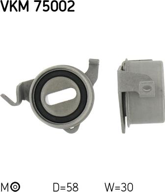 SKF VKM 75002 - Rola intinzator,curea distributie aaoparts.ro