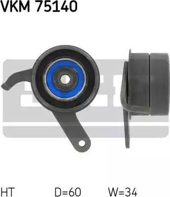 SKF VKM 75140 - Rola intinzator,curea distributie aaoparts.ro