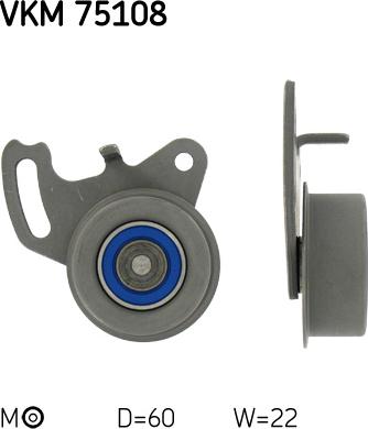 SKF VKM 75108 - Rola intinzator,curea distributie aaoparts.ro