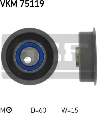 SKF VKM 75119 - Rola intinzator,curea distributie aaoparts.ro