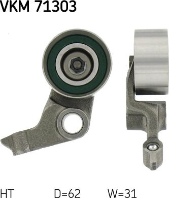 SKF VKM 71303 - Rola intinzator,curea distributie aaoparts.ro