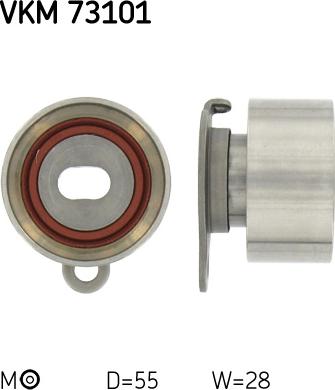 SKF VKM 73101 - Rola intinzator,curea distributie aaoparts.ro