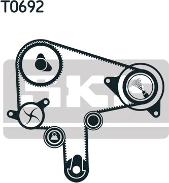 SKF VKMA 94919 - Set curea de distributie aaoparts.ro