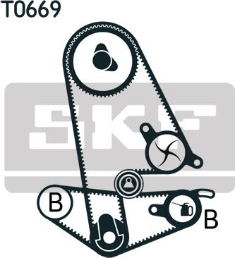 SKF VKMA 93600 - Set curea de distributie aaoparts.ro