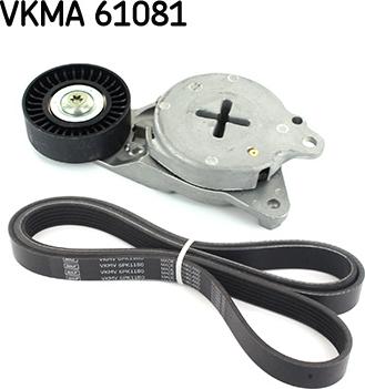 SKF VKMA 61081 - Set curea transmisie cu caneluri aaoparts.ro