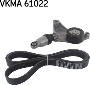 SKF VKMA 61022 - Set curea transmisie cu caneluri aaoparts.ro