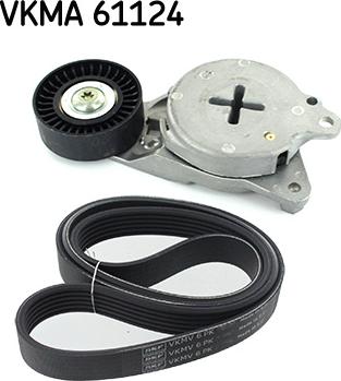 SKF VKMA 61124 - Set curea transmisie cu caneluri aaoparts.ro