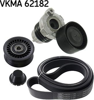 SKF VKMA 62182 - Set curea transmisie cu caneluri aaoparts.ro