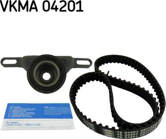 SKF VKMA 04201 - Set curea de distributie aaoparts.ro