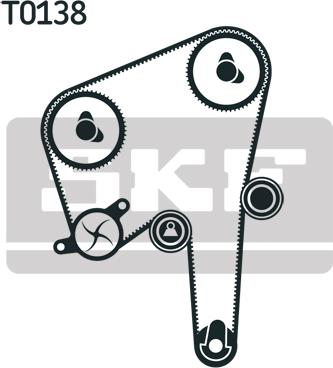 SKF VKMA 06560 - Set curea de distributie aaoparts.ro