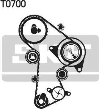 SKF VKMC 01269 - Set pompa apa + curea dintata aaoparts.ro