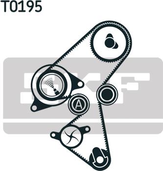 SKF VKMA 03318 - Set curea de distributie aaoparts.ro