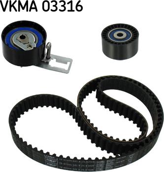 SKF VKMA 03316 - Set curea de distributie aaoparts.ro