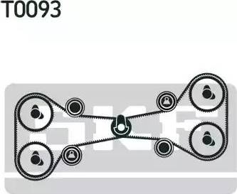 SKF VKMA 02510 - Set curea de distributie aaoparts.ro