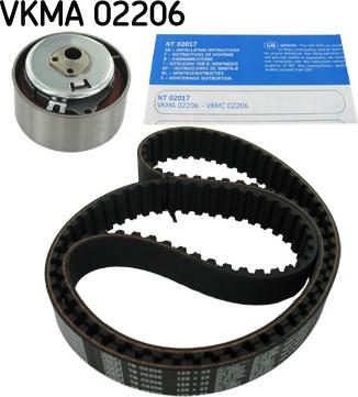 SKF VKMA 02206 - Set curea de distributie aaoparts.ro