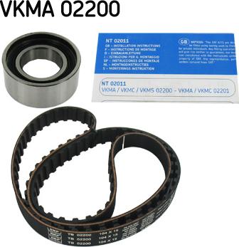 SKF VKMA 02200 - Set curea de distributie aaoparts.ro