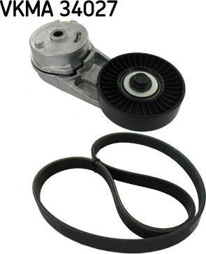 SKF VKMA 34027 - Set curea transmisie cu caneluri aaoparts.ro