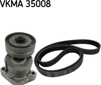 SKF VKMA 35008 - Set curea transmisie cu caneluri aaoparts.ro