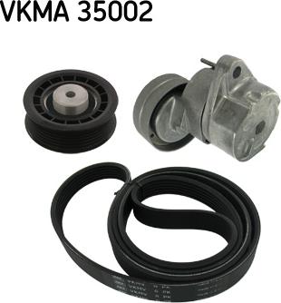 SKF VKMA 35002 - Set curea transmisie cu caneluri aaoparts.ro