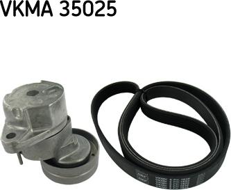 SKF VKMA 35025 - Set curea transmisie cu caneluri aaoparts.ro