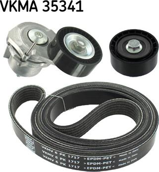 SKF VKMA 35341 - Set curea transmisie cu caneluri aaoparts.ro