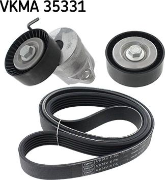SKF VKMA 35331 - Set curea transmisie cu caneluri aaoparts.ro