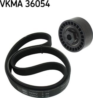 SKF VKMA 36054 - Set curea transmisie cu caneluri aaoparts.ro