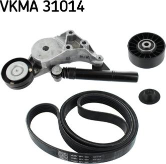 SKF VKMA 31014 - Set curea transmisie cu caneluri aaoparts.ro