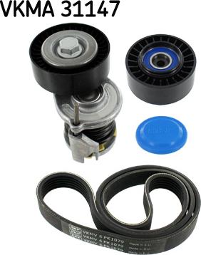 SKF VKMA 31147 - Set curea transmisie cu caneluri aaoparts.ro